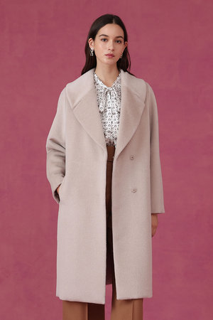 Anayi コート　ベビーピンク 送料無料】カシミヤドレストレンチコート | ANAYI/アナイ | 三越