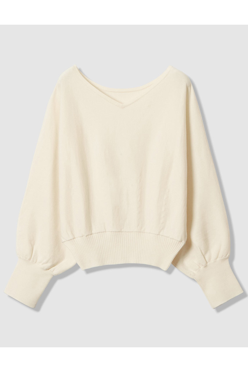 アナイ/ANAYIのリブウエストドルマン プルオーバー(オフホワイト/10252816820-92-380)