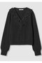 立体フラワーレースＶ カーディガン アナイ/ANAYI ブラック