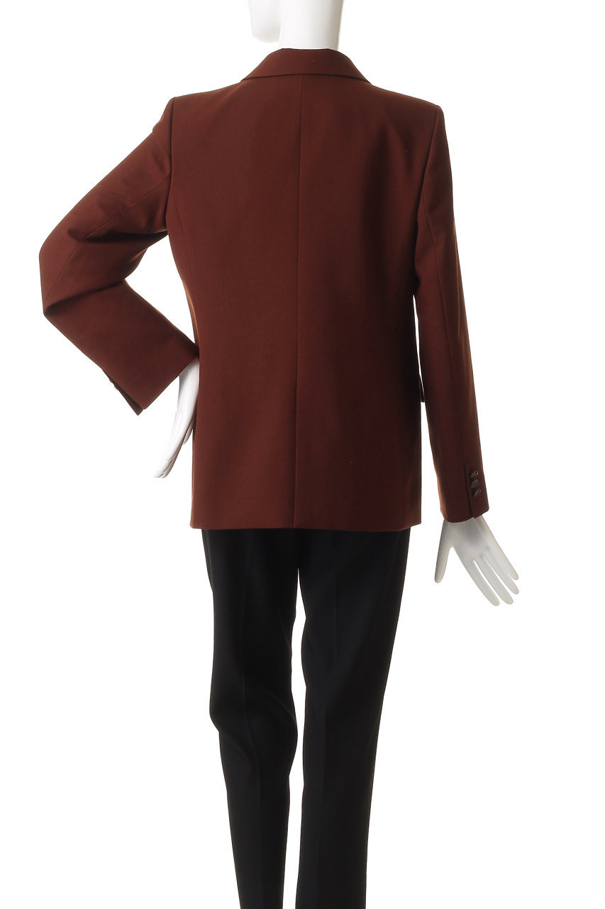 ANAYI(アナイ)｜マットクロスピークドラペル ジャケット/ブラック の