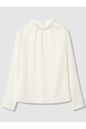 アナイ/ANAYIのハンマーサテンスタンド ブラウス(110400/110403)