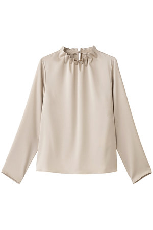 アナイ/ANAYIのハンマーサテンスタンド ブラウス(110400/110403)