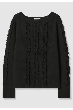 アナイ/ANAYIのウェービーフリルリブ プルオーバー(110300/110301)