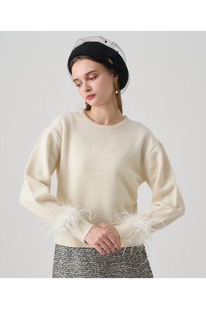 アナイ/ANAYIのフェザーバングル プルオーバー(110300/110301)