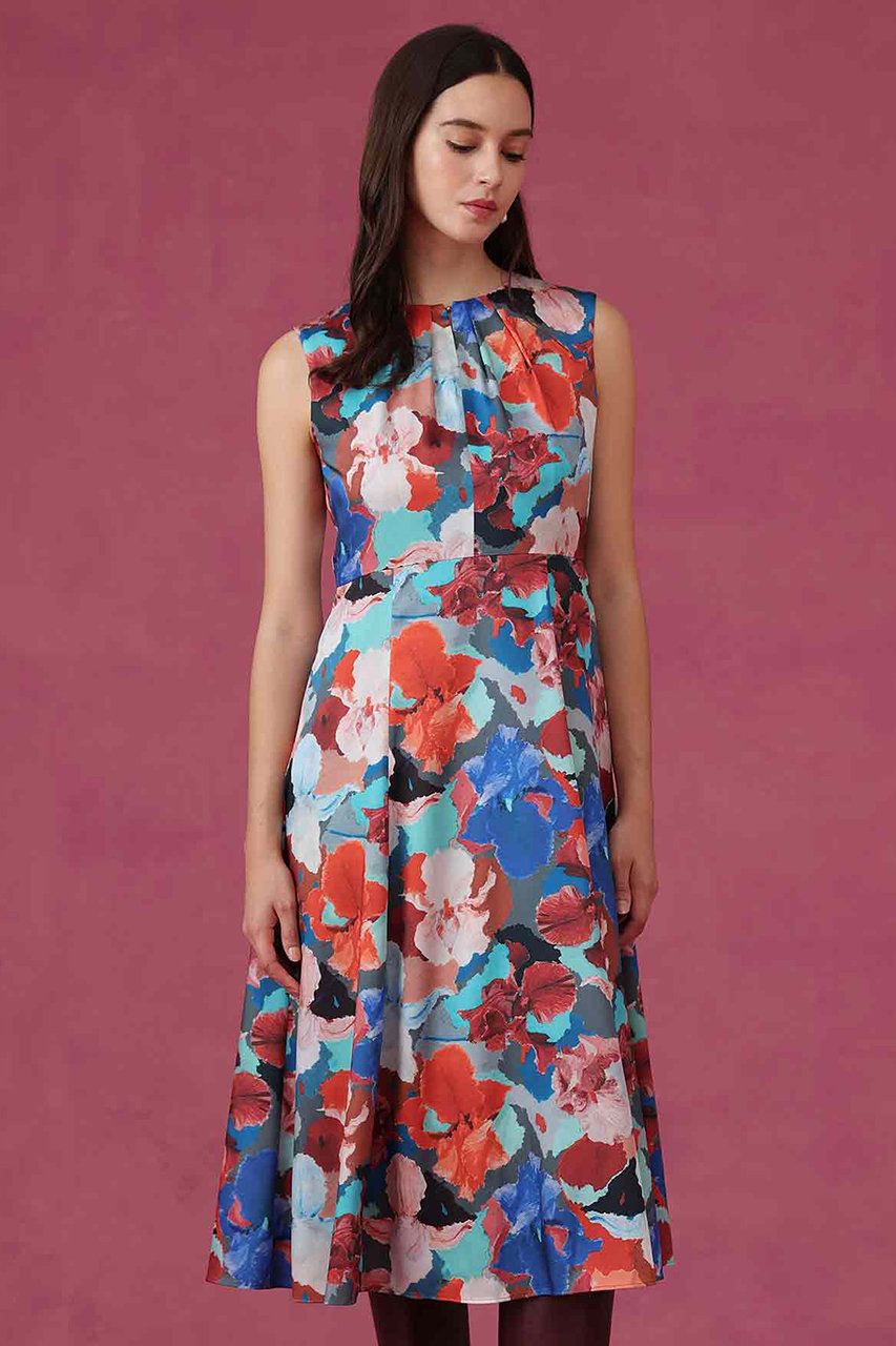 ANAYI(アナイ)｜アートフラワーフレア ワンピース/マルチカラー の通販