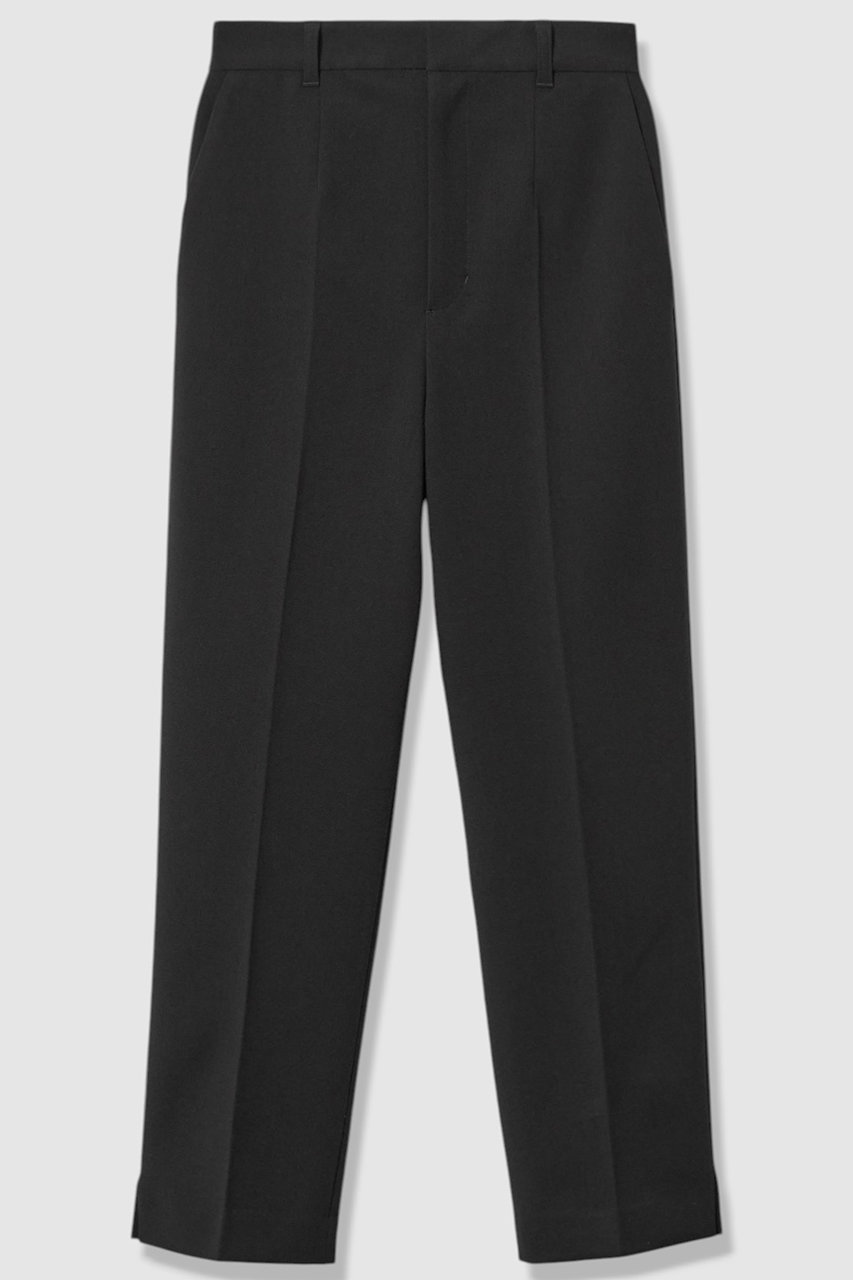 アナイ/ANAYIのダブルクロステーパードパンツ(ブラック/10252712230-95-380)