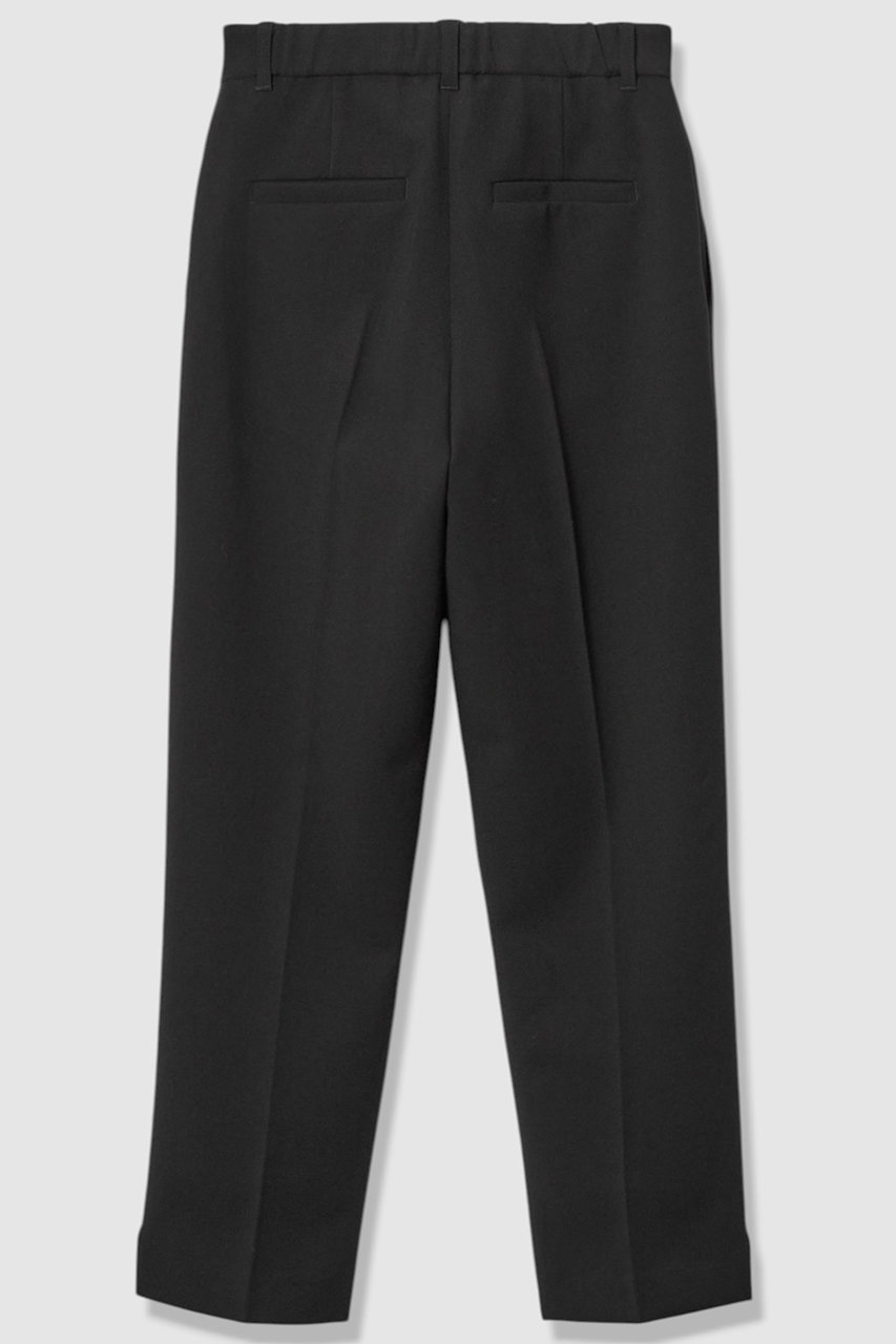 ANAYI(アナイ)｜ダブルクロステーパードパンツ/ブラック の通販