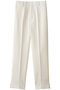 ダブルクロステーパードパンツ アナイ/ANAYI ホワイト