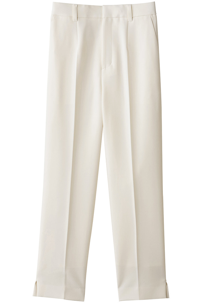 アナイ/ANAYIのダブルクロステーパードパンツ(ホワイト/10252712230-95-380)