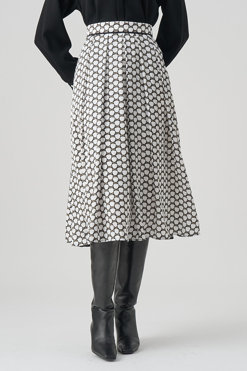 ANAYI(アナイ)｜【セットアップ対応商品】メーレプリントタックフレア