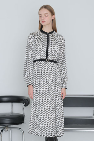 アナイ/ANAYIの【予約販売】メーレプリントラグランバイカラー ワンピース(110500/110502)