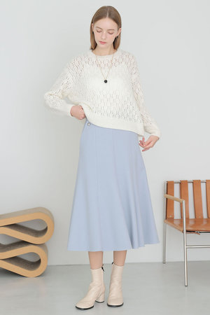 アナイ/ANAYIの裏起毛ツイルマーメイド スカート(110700/110703)