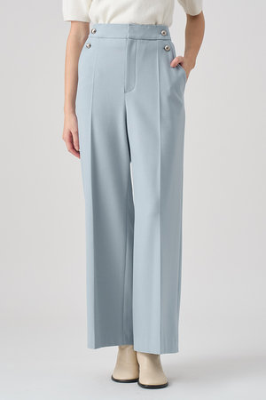 アナイ/ANAYIの裏起毛ツイル両ボタンパンツ(110600/110601)