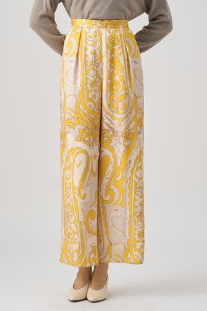 アナイ/ANAYIのペイズリープリントタックパンツ(110600/110601)