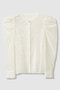 カットジャガードパワショル ブラウス アナイ/ANAYI ホワイト