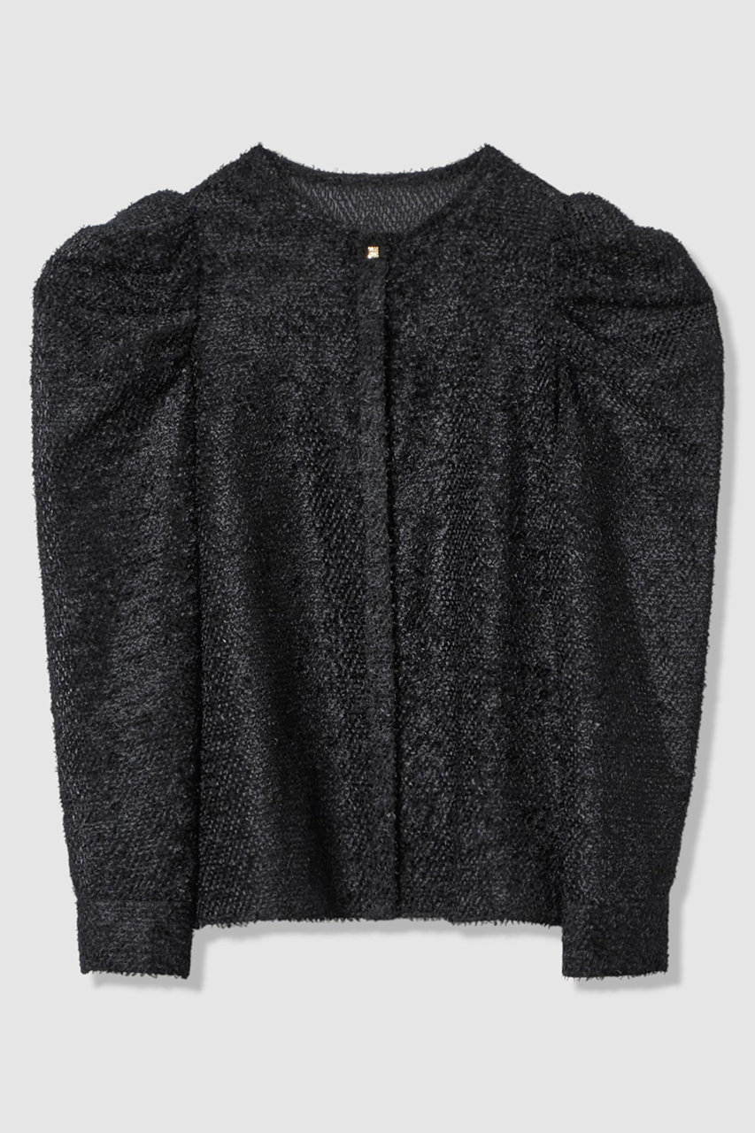 アナイ/ANAYIのカットジャガードパワショル ブラウス(ブラック/10261713010-95-380)