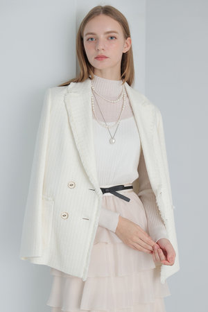 アナイ/ANAYIの【予約販売】ラティスツイードテーラード ジャケット(110800/110801)