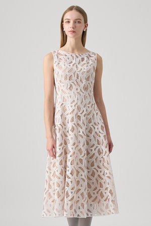 アナイ/ANAYIのカスカータチュールフレア ワンピース(110500/110503)