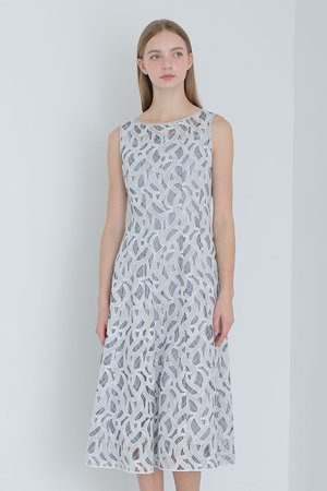 アナイ/ANAYIのカスカータチュールフレア ワンピース(110500/110503)