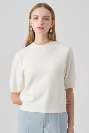 アナイ/ANAYIのリップルビーズ プルオーバー(110300/110301)