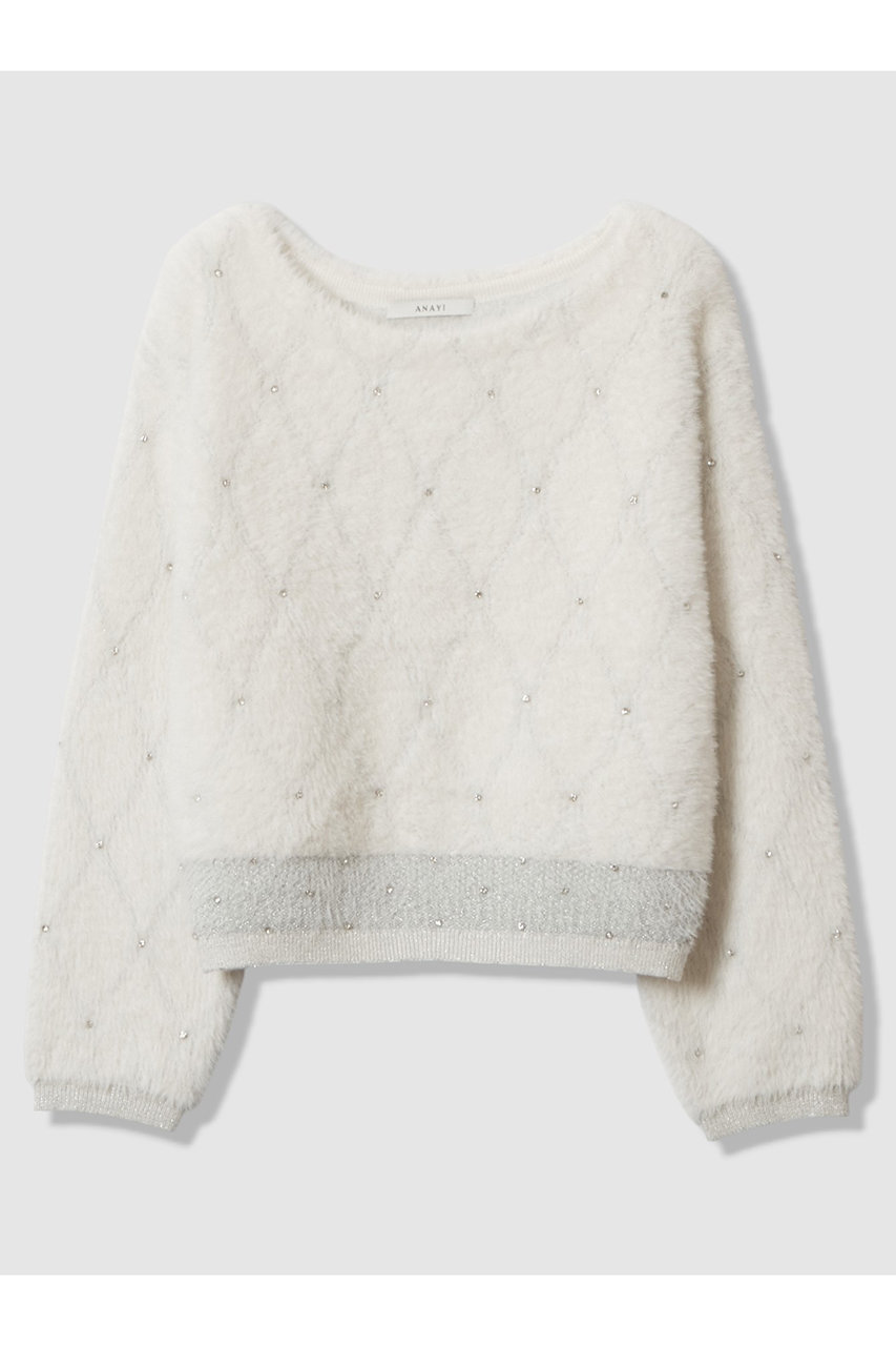 フェザージャガードビジュー プルオーバー