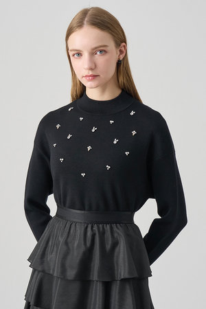 アナイ/ANAYIのメーレエンブロイダリー プルオーバー(110300/110301)