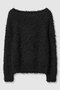 チュールシャギーオフショルダー プルオーバー アナイ/ANAYI ブラック