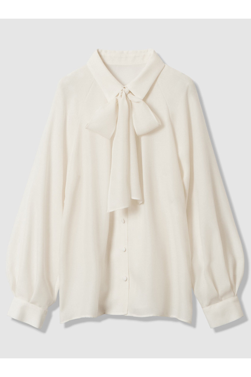 アナイ/ANAYIのビエラＶスリットシャツ ブラウス(ホワイト/10252713580-95-380)