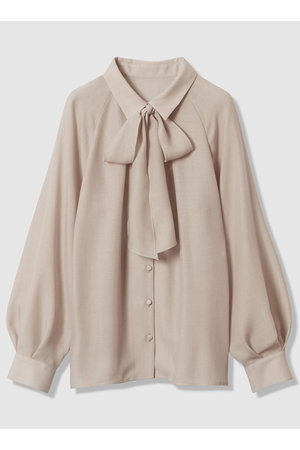 アナイ/ANAYIのビエラＶスリットシャツ ブラウス(110400/110403)