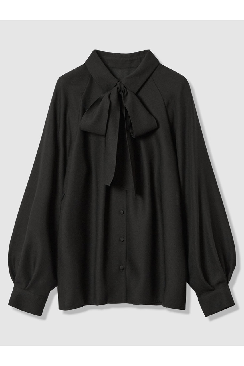 アナイ/ANAYIのビエラＶスリットシャツ ブラウス(ブラック/10252713580-95-380)