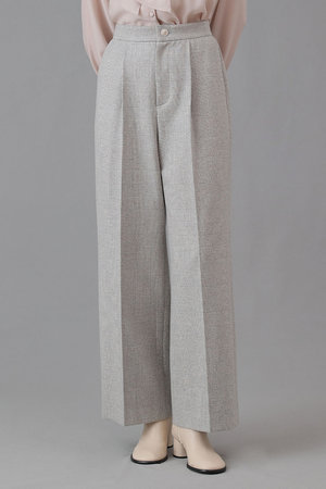 アナイ/ANAYIのグレンチェックワイドタックパンツ(110600/110601)