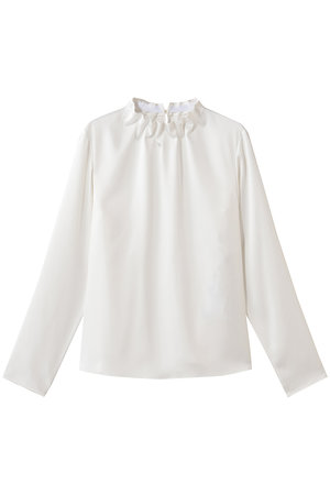 アナイ/ANAYIのハンマーサテンスタンドブラウス(110400/110403)