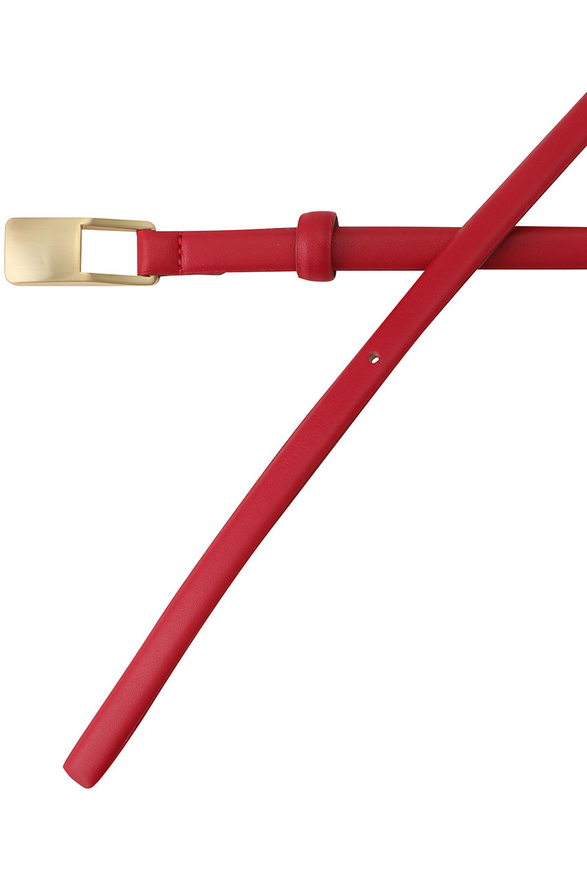 m様　ANAYI プレートバックルスライドベルト　レッド ANAYI(アナイ)｜プレートバックルスライドBELT/レッド の通販