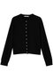 メリノウールパール釦カーディガン アナイ/ANAYI ブラック