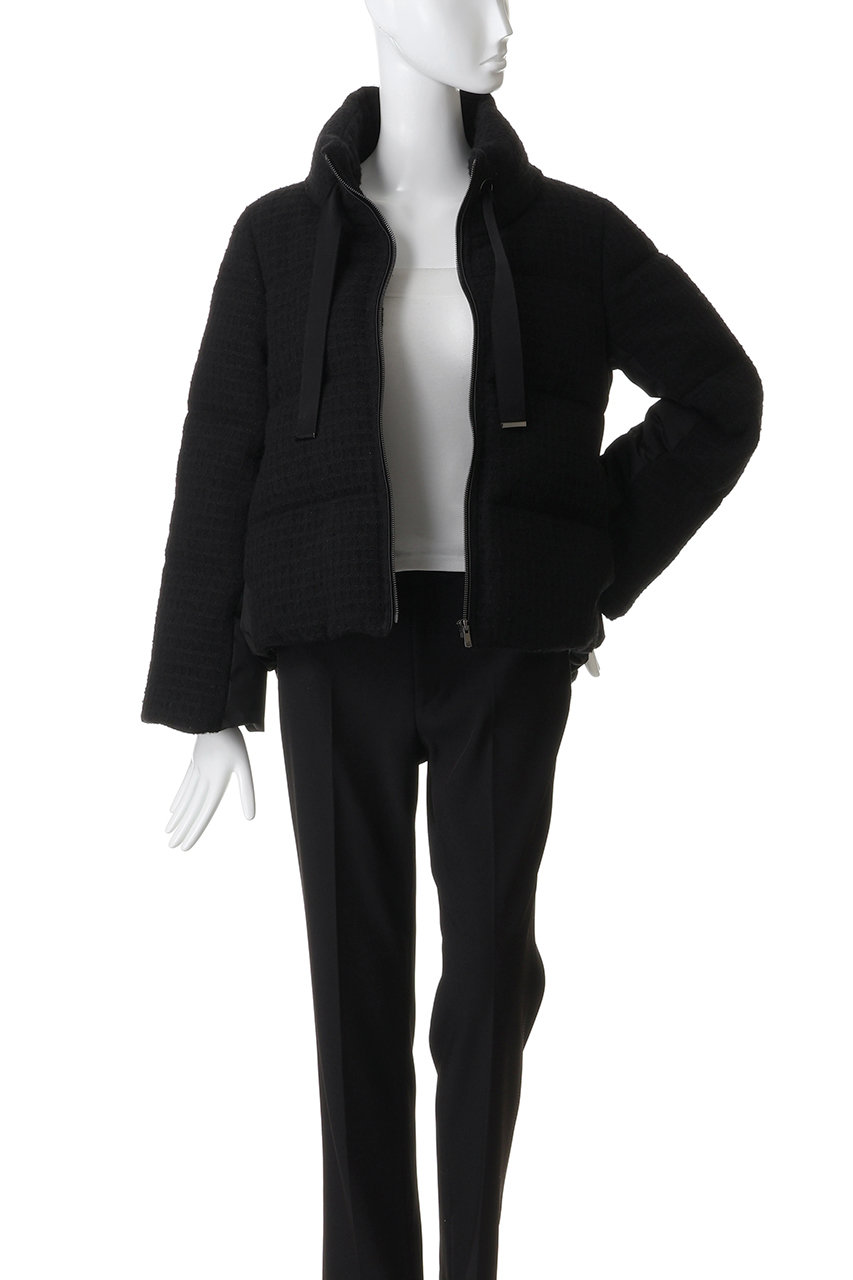 ANAYI(アナイ)｜ラティスツィードダウンコート/オフホワイト の通販