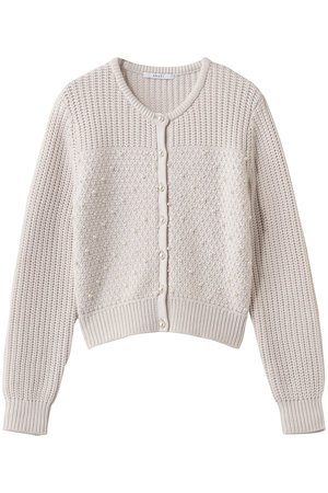 アナイ/ANAYIのパールスタッズカーディガン(110300/110303)