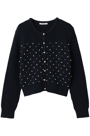 アナイ/ANAYIのパールスタッズカーディガン(110300/110303)