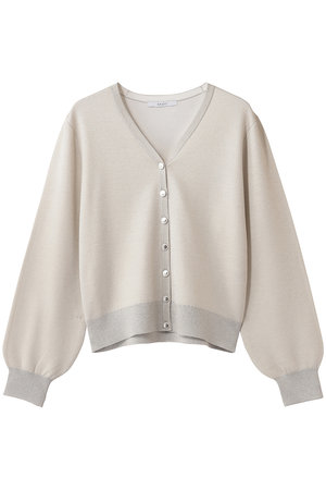 アナイ/ANAYIのシアーラメダブルウィーブVカーディガン(110300/110303)