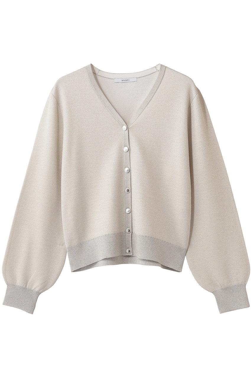 シアーラメダブルウィーブVカーディガン