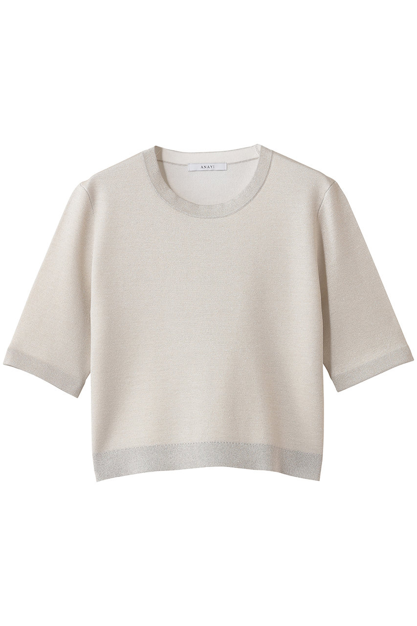 アナイ/ANAYIのシアーラメダブルウィーブプルオーバー(オフホワイト/10261816430-42-380)