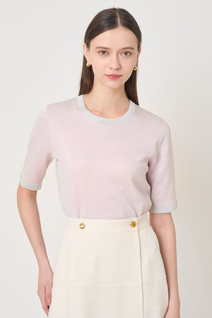 アナイ/ANAYIのシアーラメダブルウィーブプルオーバー(110300/110301)