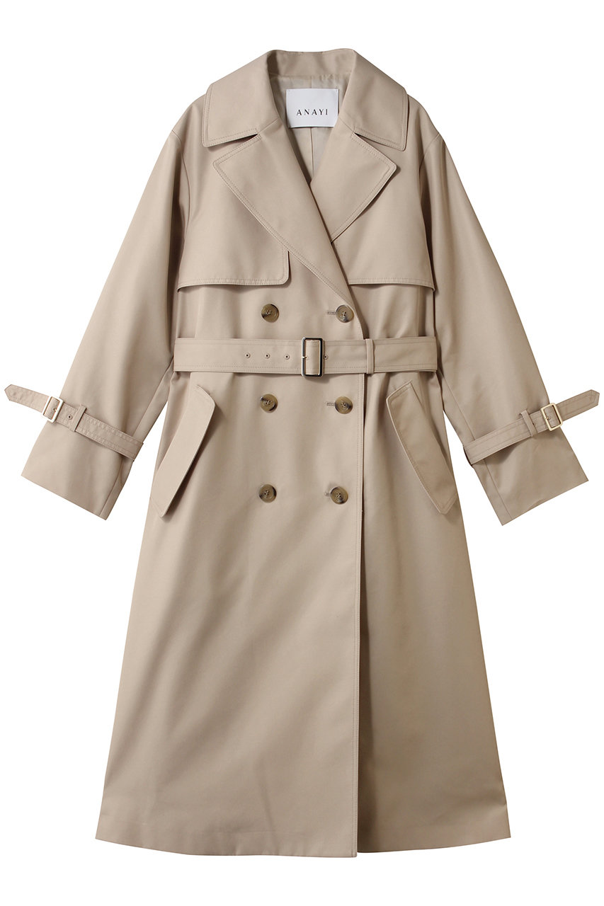 アナイ/ANAYIのハッスイツイルトレンチコート(ベージュ/10261717040-41-380)