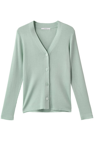 アナイ/ANAYIのアセテートポリエステルVカーディガン(110300/110303)