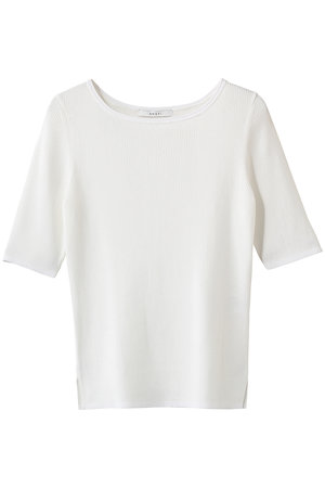 アナイ/ANAYIのアセテートポリエステル半袖プルオーバー(110300/110301)