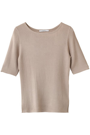 アナイ/ANAYIのアセテートポリエステル半袖プルオーバー(110300/110301)