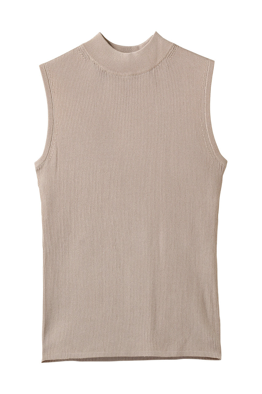 アナイ/ANAYIのアセテートポリエステルノースリーブ(ベージュ/10261816210-95-380)