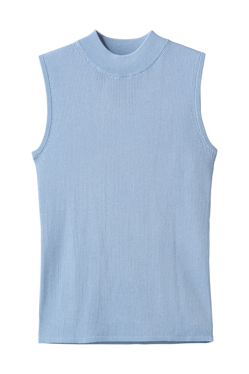 アナイ/ANAYIのアセテートポリエステルノースリーブ(ブルー/10261816210-95-380)