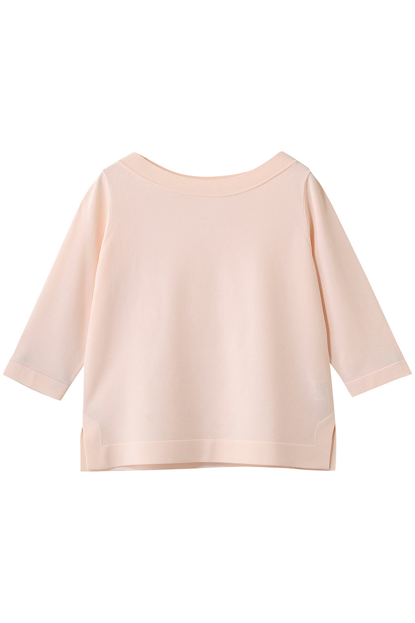 アナイ/ANAYIのスリーブ釦ボートネックプルオーバー(ピンク/10261816890-95-380)