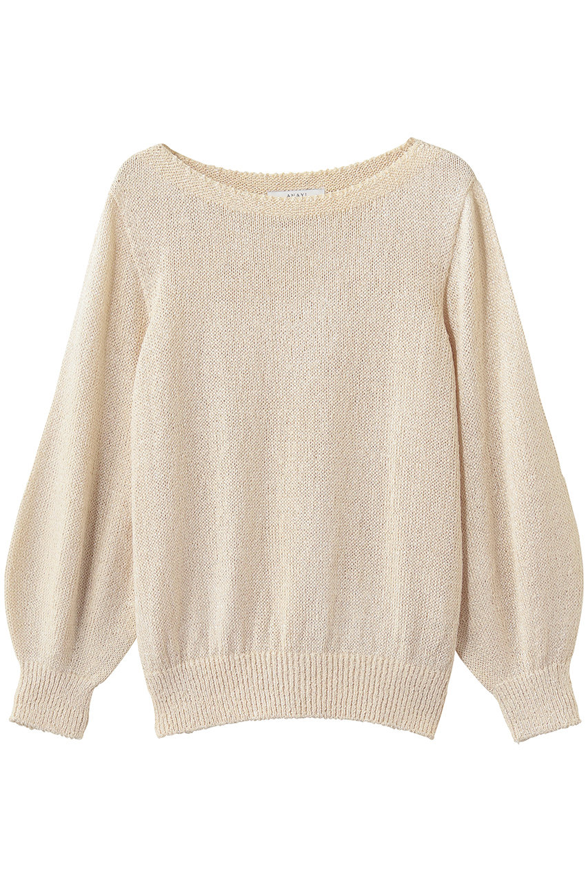 アナイ/ANAYIのレーヨン和紙ミックスプルオーバー(ピンクベージュ/10261816920-65-380)