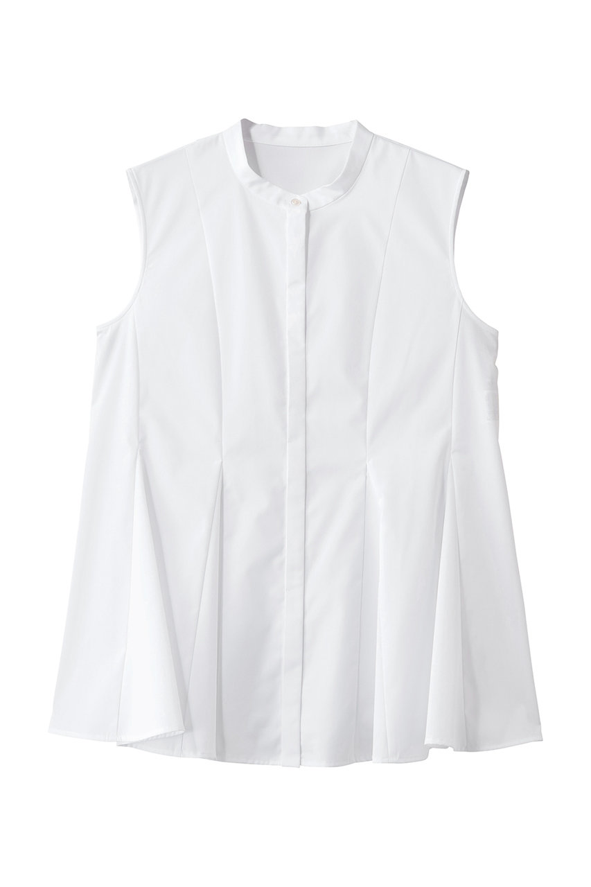 アナイ/ANAYIのコットンポリブロードマチフレアブラウス(ホワイト/10261713460-95-380)